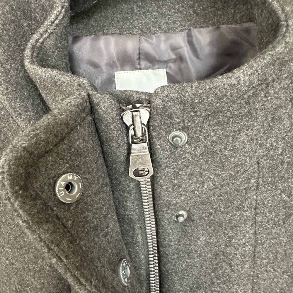 J. Jill Women’s Size MP Gray Button-Up Coat New with Tags NWT Dark Charcoal NWT - Picture 2 of 6